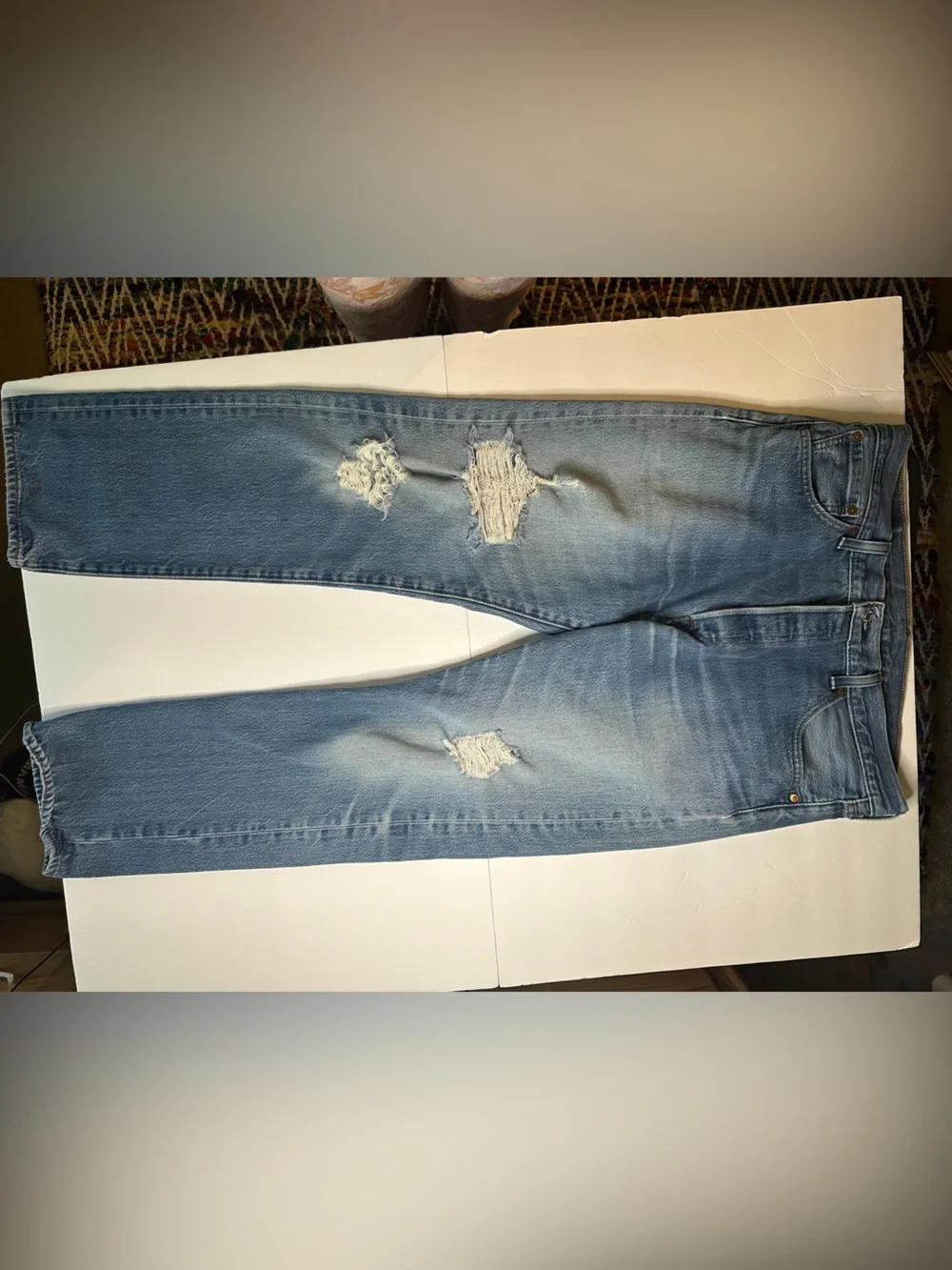 Levi's 501® Classic Straight Distressed Men’s Jeans 36x34